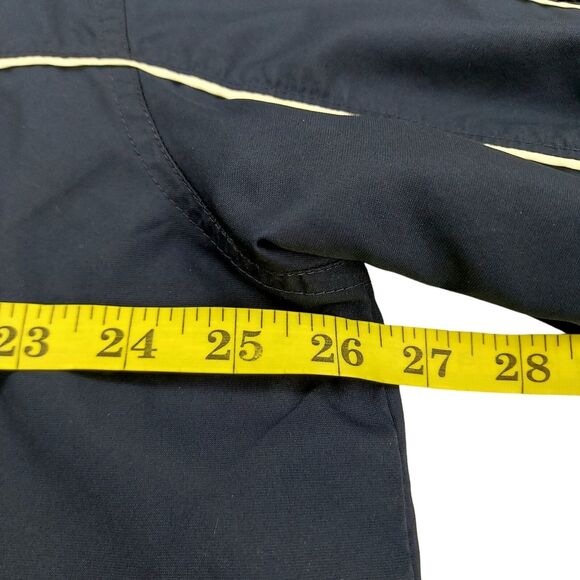 Nike Jacket Mens XXL Navy Swoosh Full Zip Mesh Lined Performance Athletic Gym - Picture 11 of 12